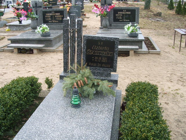 Elżbieta Bronowska 1921 Bledzew - Grobonet - Wyszukiwarka osób pochowanych