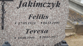 Feliks Jakimczyk 1933 Bledzew - Grobonet - Wyszukiwarka osób pochowanych