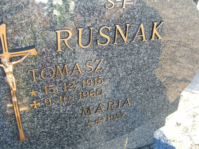 Grób Tomasz Rusnak