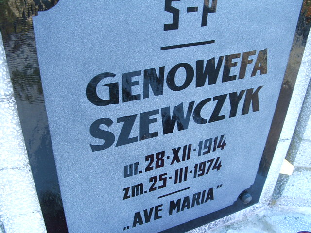 Grób Józef Szewczyk