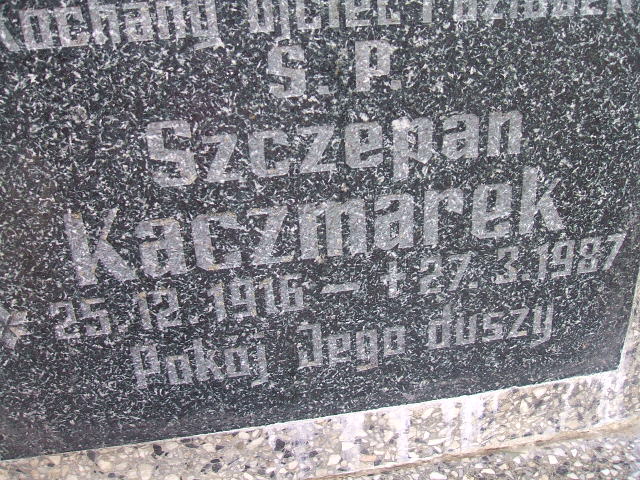 Grób Szczepan Kaczmarek