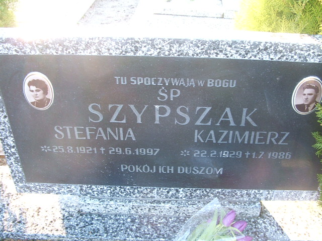 Kazimierz Szypszak 1929 Bledzew - Grobonet - Wyszukiwarka osób pochowanych